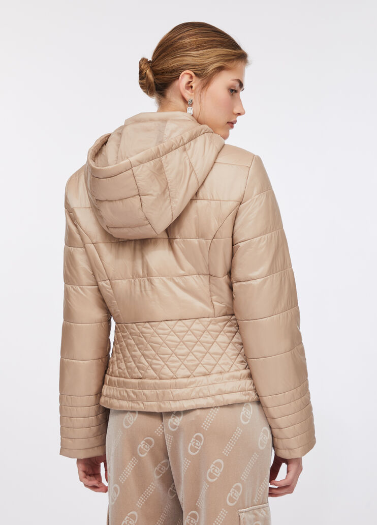 Liu Jo Better padded jacket champagne Liu Jo - large image number 1