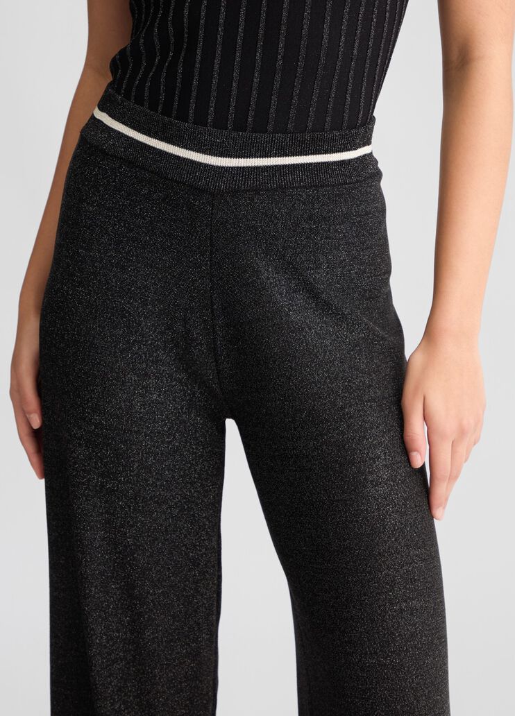 Long black trousers black and white Liu Jo - large image number 2 Long black trousers black and white Liu Jo - large image number 2