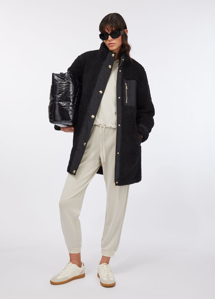 Reversible coat black Liu Jo - large image number 5