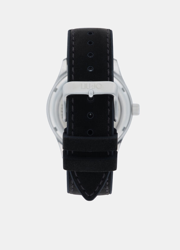 Reloj con correa de silicona negro Liu Jo - large image number 1