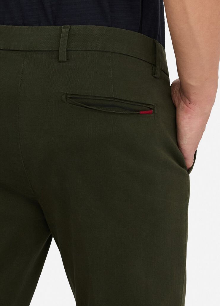 Pantalon chino vert mousse Liu Jo - large image number 4