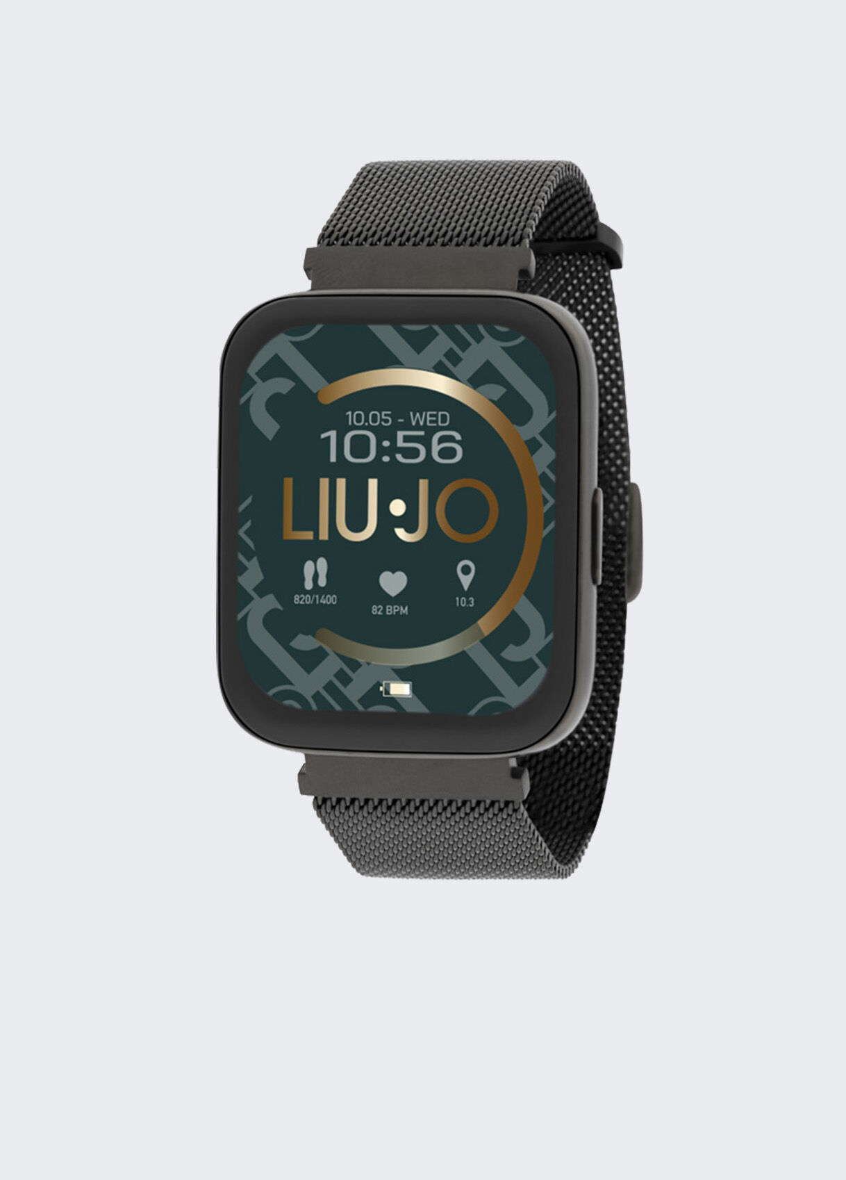 Liu Jo Unisex Smartwatch Voice Slim – Silbernes Aluminiumgehäuse, 1,85″ Display, Fitness-Tracker
