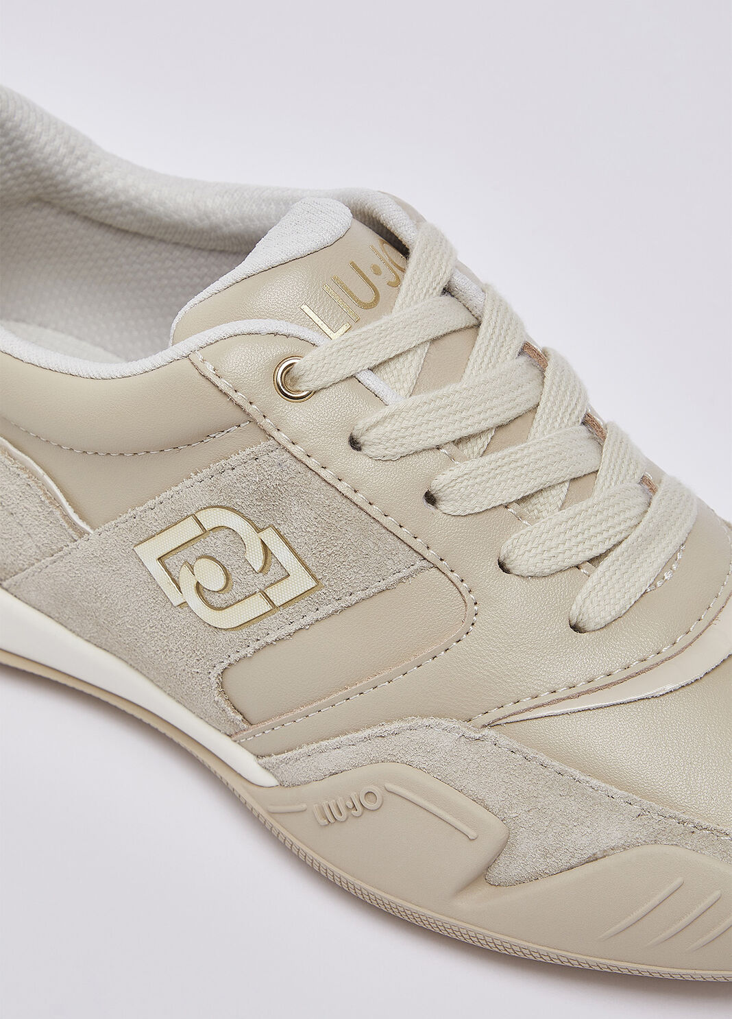 Sneakers en cuir et daim chanvre Liu Jo - large image number 5