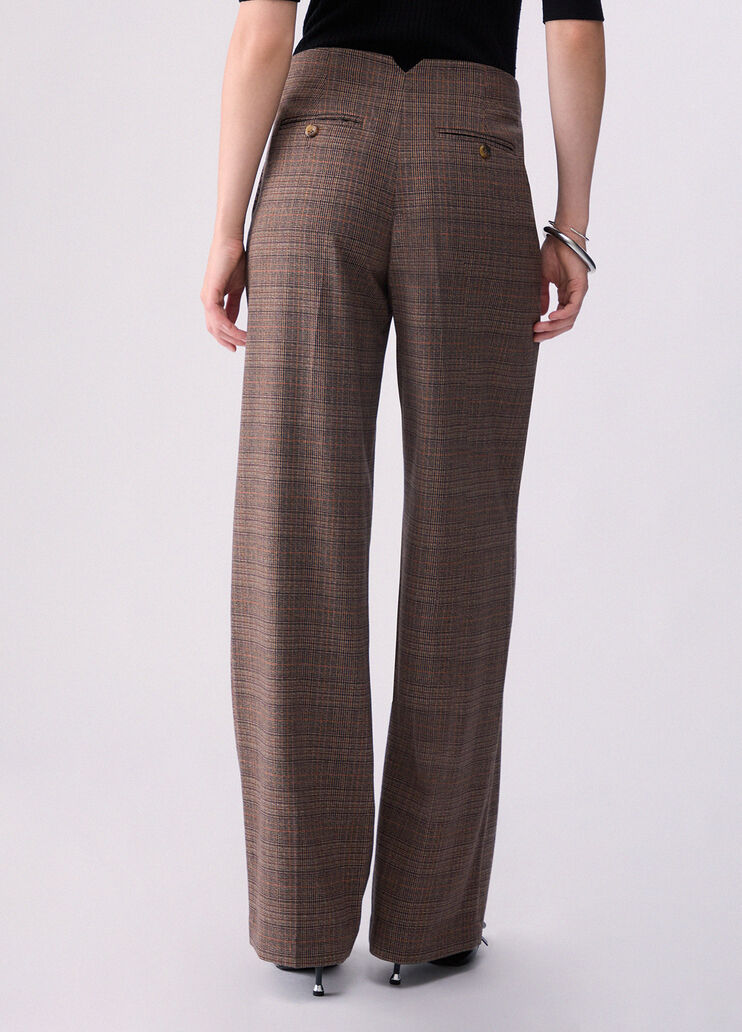 Straight Trousers tartan Liu Jo - medium