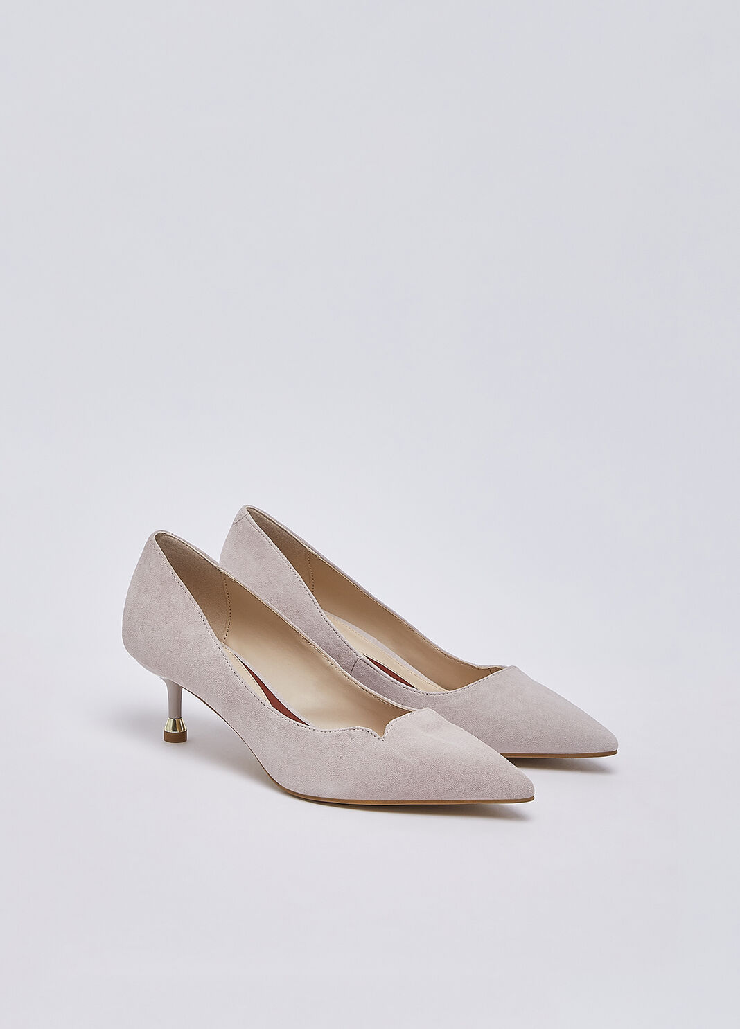 Pumps in suede with heel low pink Liu Jo - large image number 1