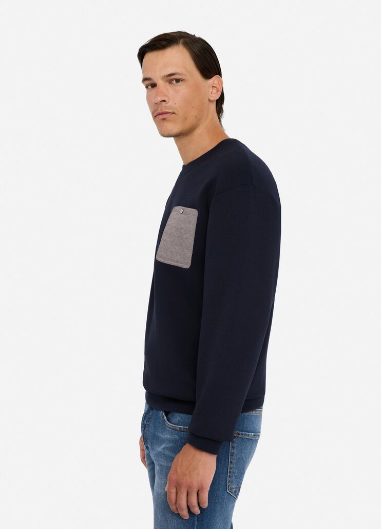 Scuba sweatshirt dark blue Liu Jo - large image number 3 Scuba sweatshirt dark blue Liu Jo - large image number 3