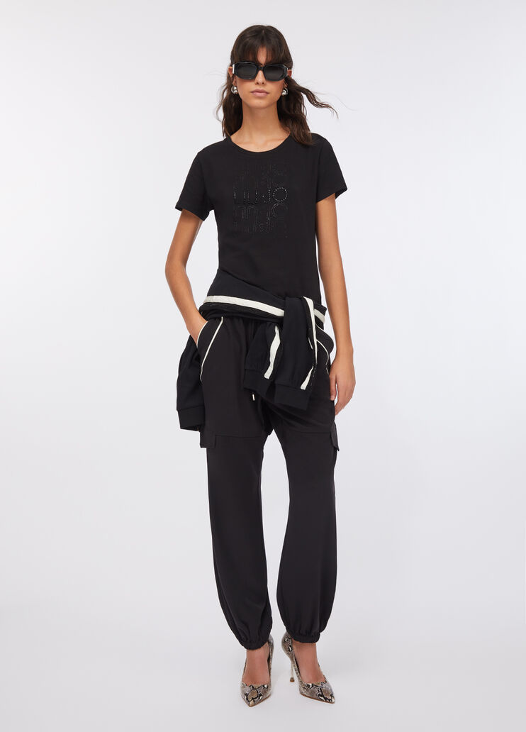 T-shirt Liu Jo Better noir Liu Jo - large image number 5