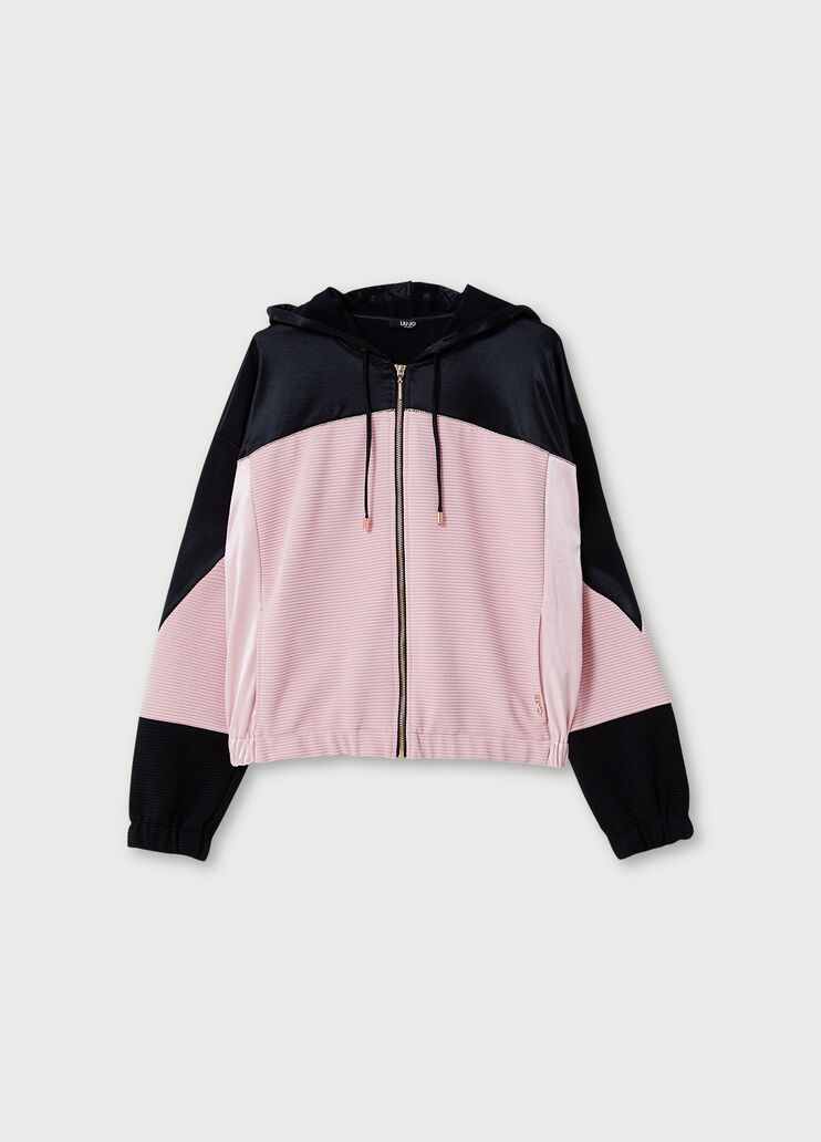 Zip hooded sweatshirt Pink Liu Jo - large image number 4