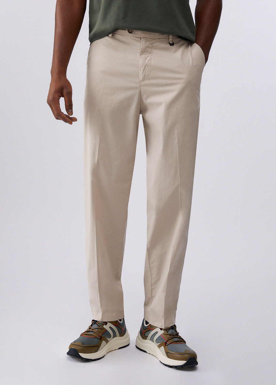 Pantalon chino coupe r&eacute;guli&egrave;re beige Liu Jo - large image number 0