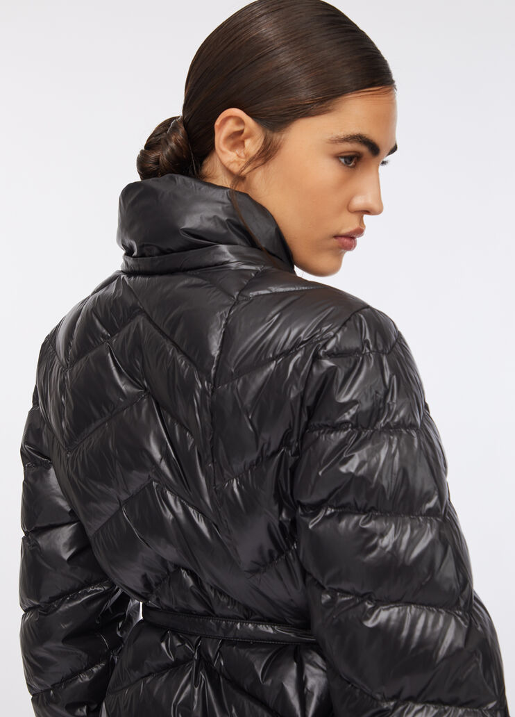 Пуховик с капюшоном черный Liu Jo - large image number 3