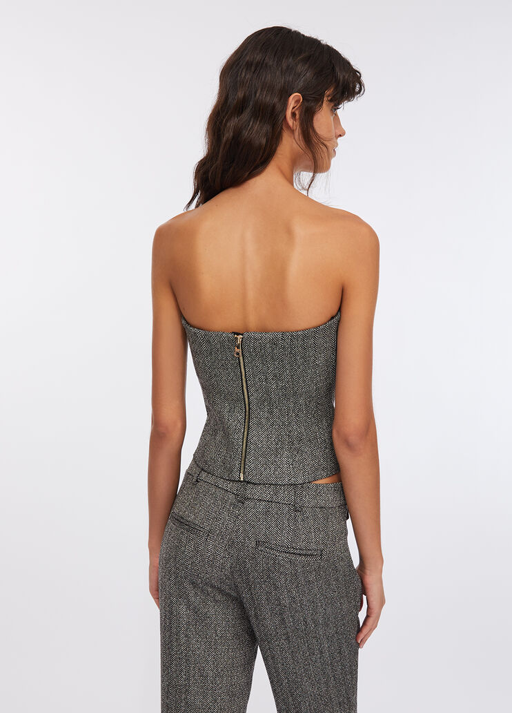 Top spinato grigio spinato Liu Jo - large image number 1