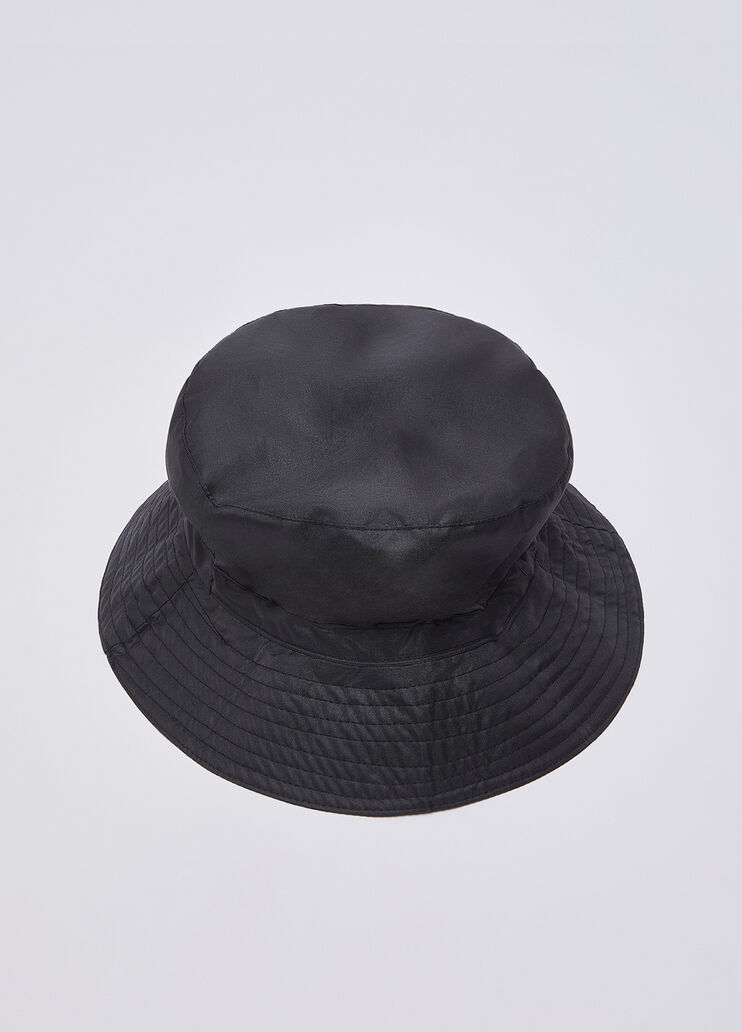 Cloche in nylon monogram marrone/monogram Liu Jo - medium