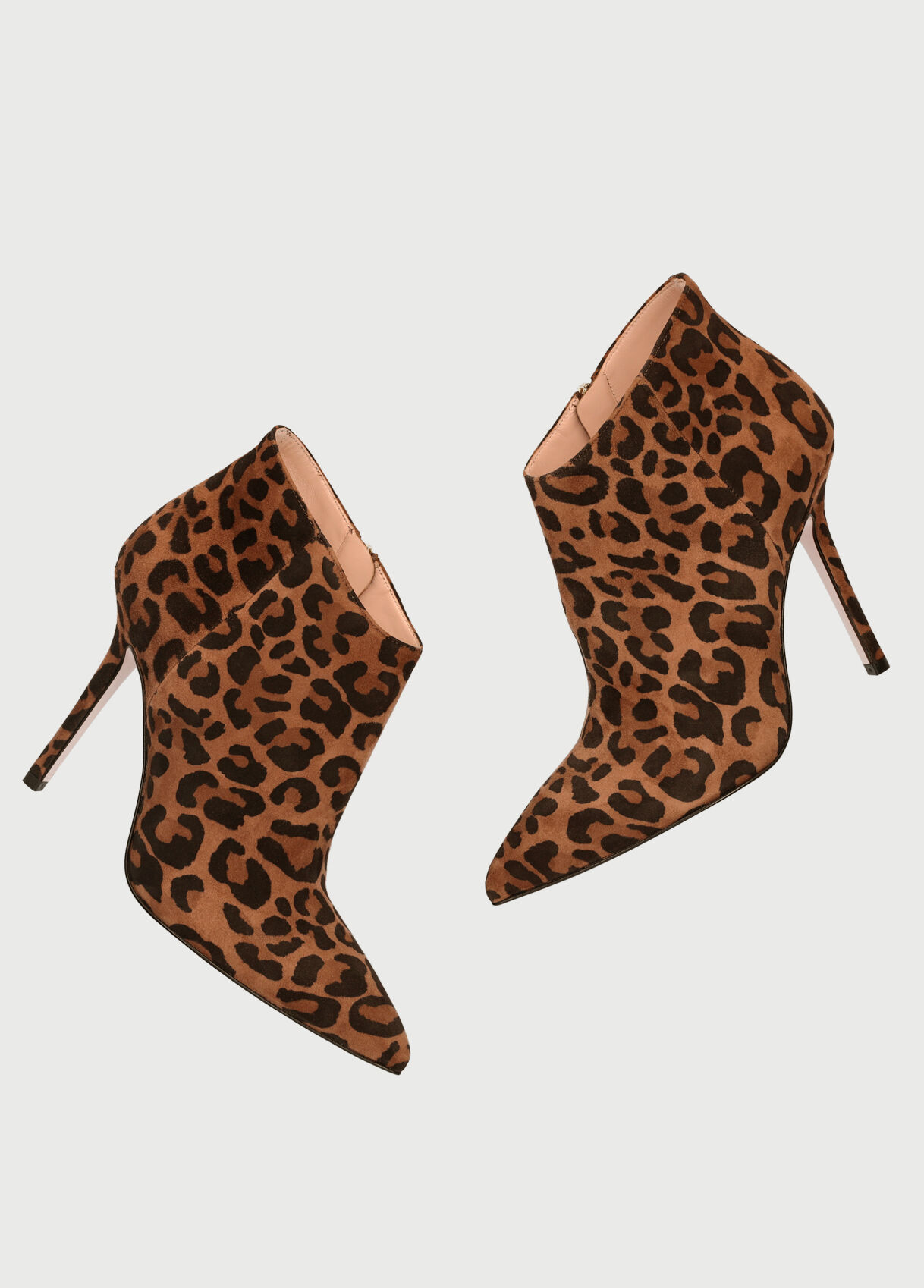 Animal print ankle booties Clearance