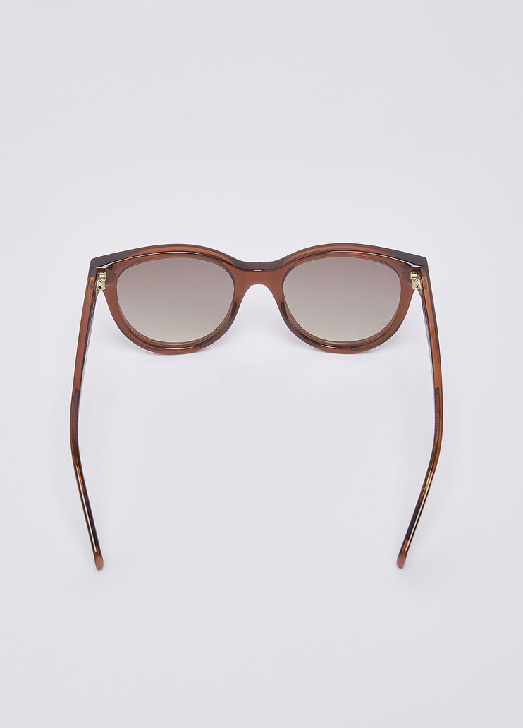 Lunettes de soleil &oelig;il-de-chat marron Liu Jo - medium