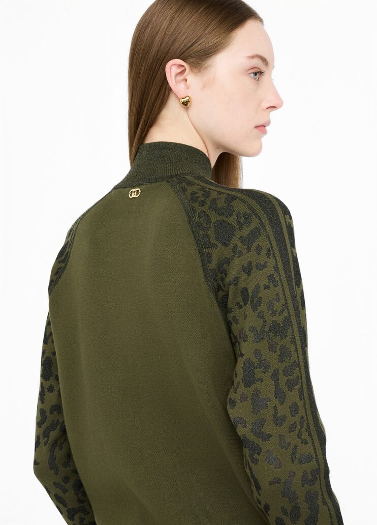 Liu Jo better cardigan olive green Liu Jo - large image number 4