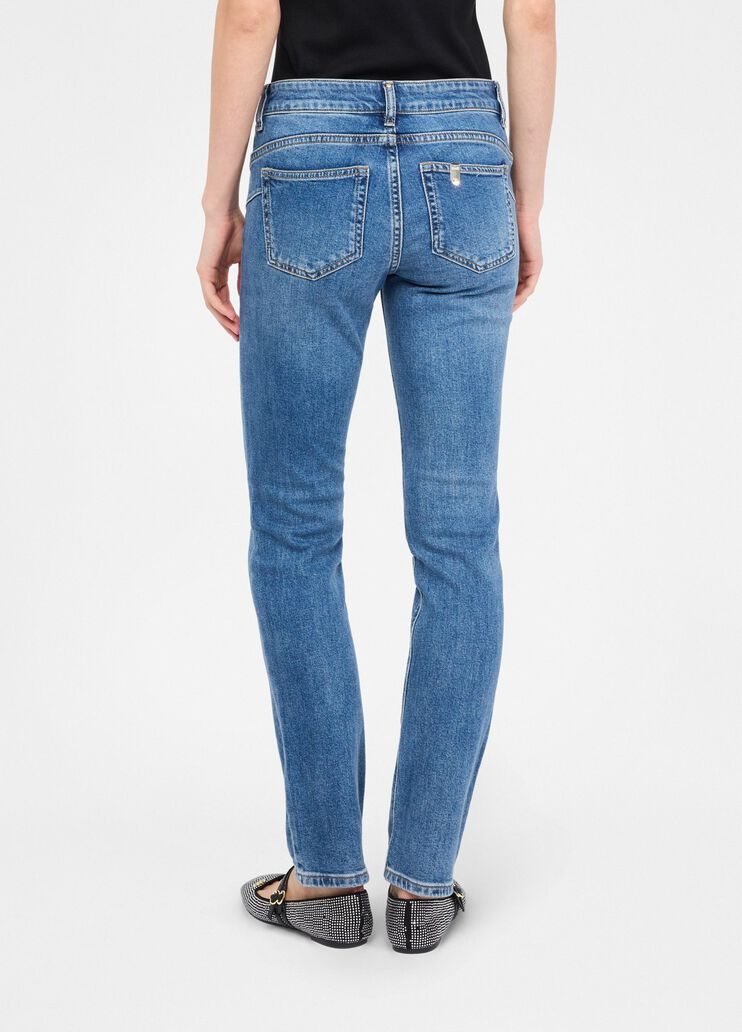 Bottom-Up-Jeans mit Slim-Fit Denimblau Liu Jo - large image number 1 Bottom-Up-Jeans mit Slim-Fit Denimblau Liu Jo - large image number 1