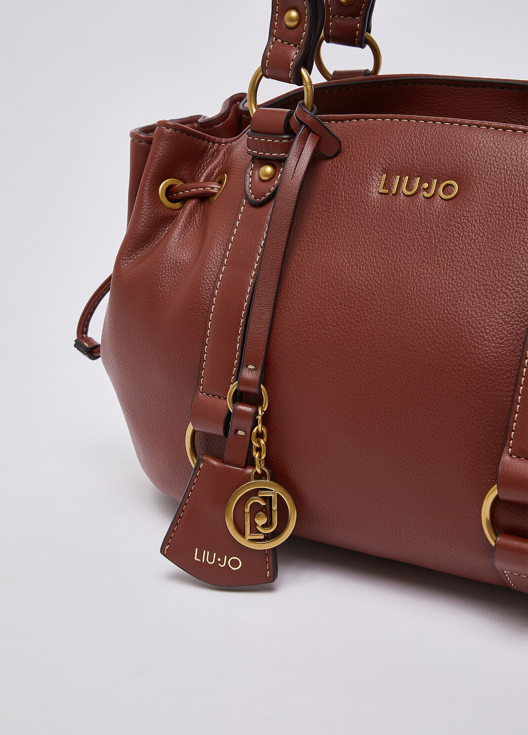 Petit sac &agrave; cordon rouge Liu Jo - large image number 5