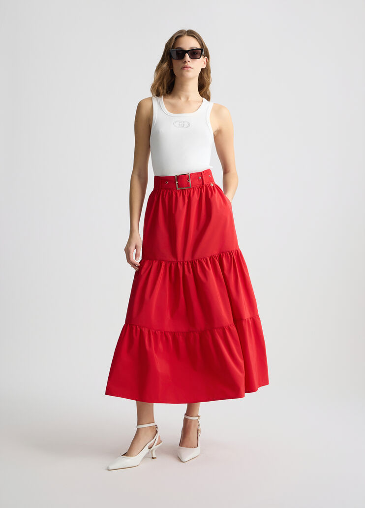 Long red skirt red Liu Jo - medium Long red skirt red Liu Jo - medium