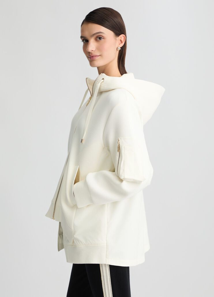 White hooded jacket white Liu Jo - large image number 3 White hooded jacket white Liu Jo - large image number 3