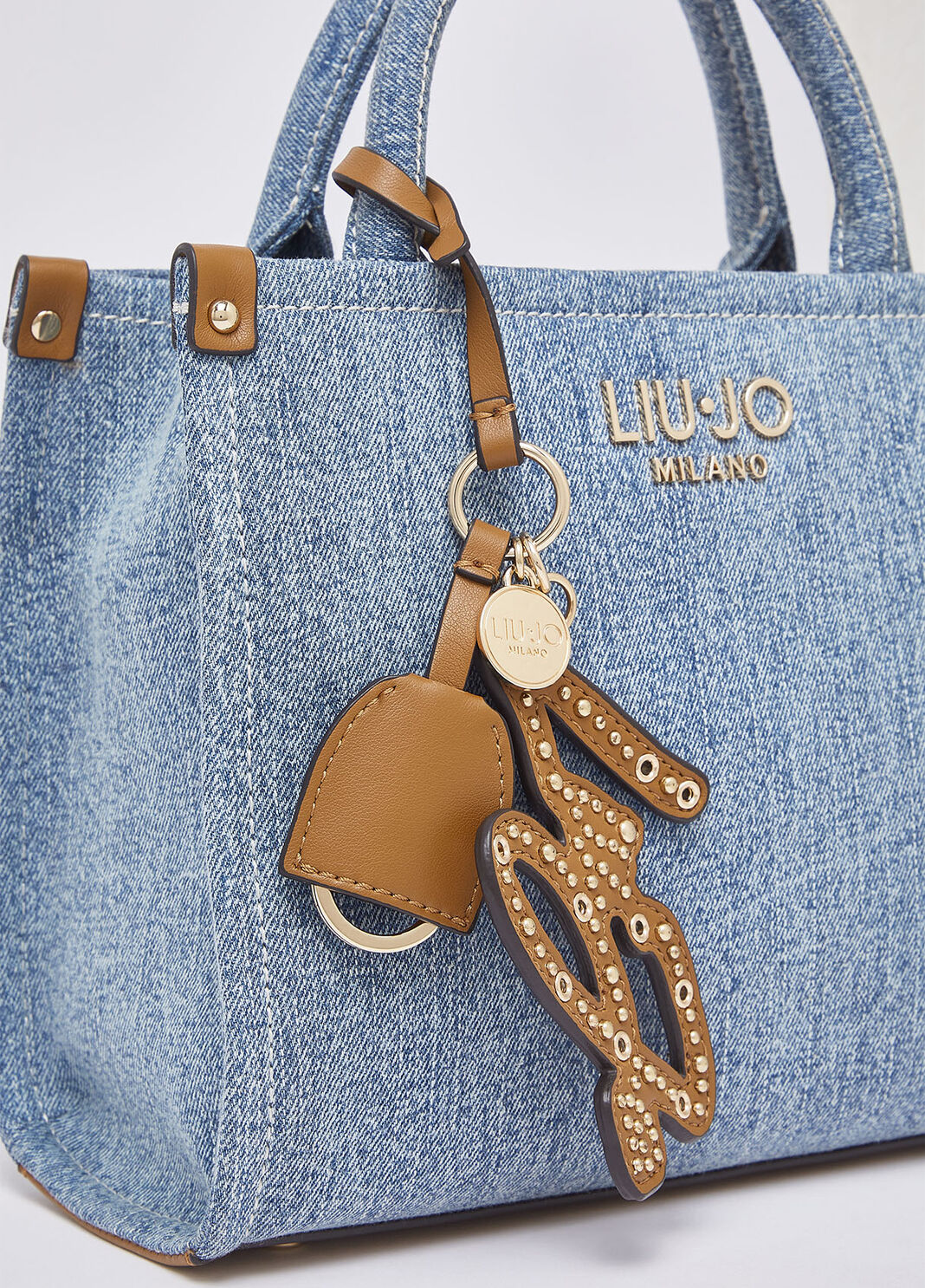 Small denim bag light denim Liu Jo - large image number 5