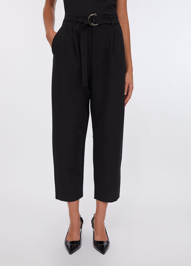 Balloon trousers with darts black Liu Jo - medium