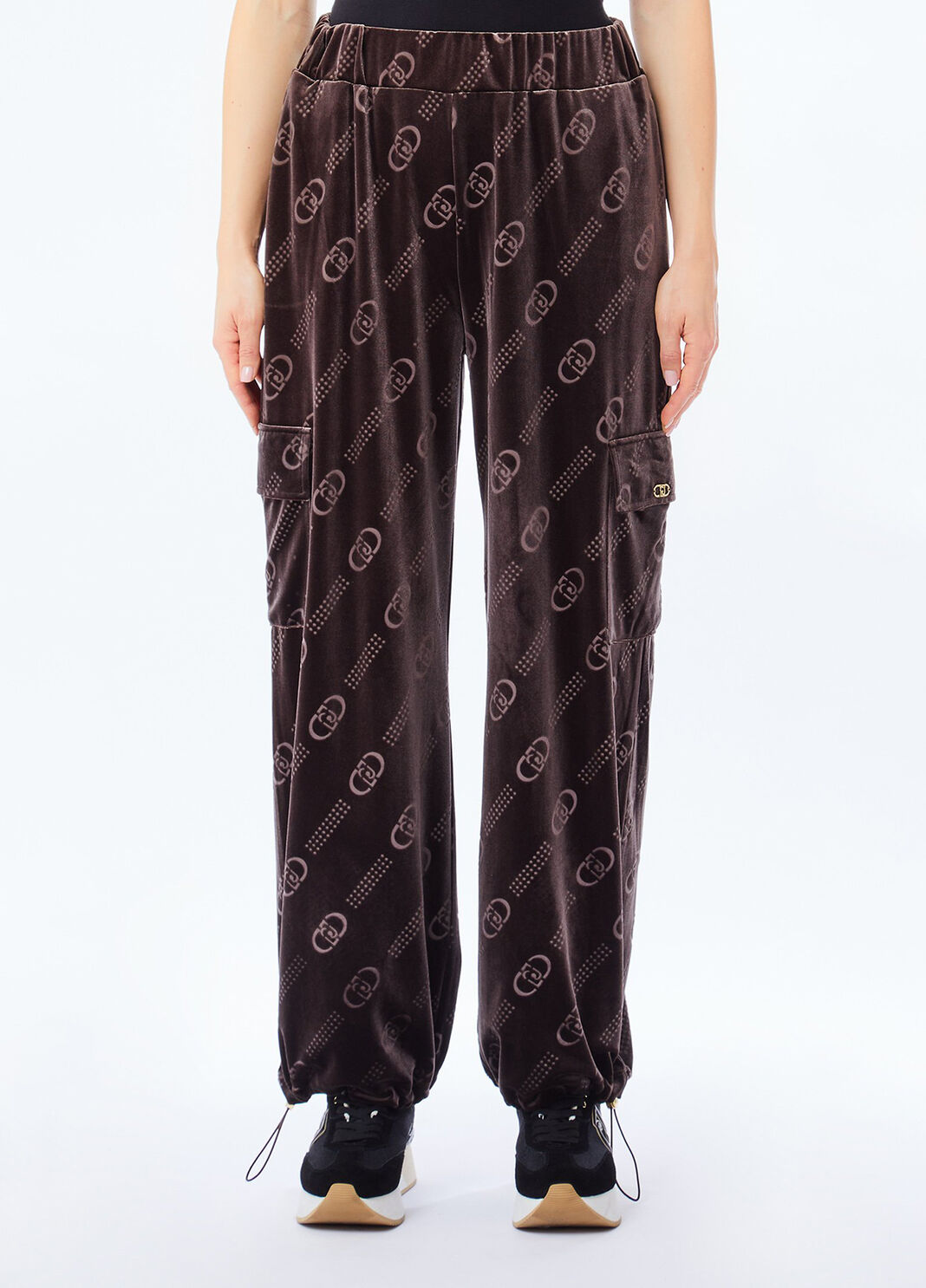 Chenille jogging pants chocolate/liu jo Liu Jo - large image number 0