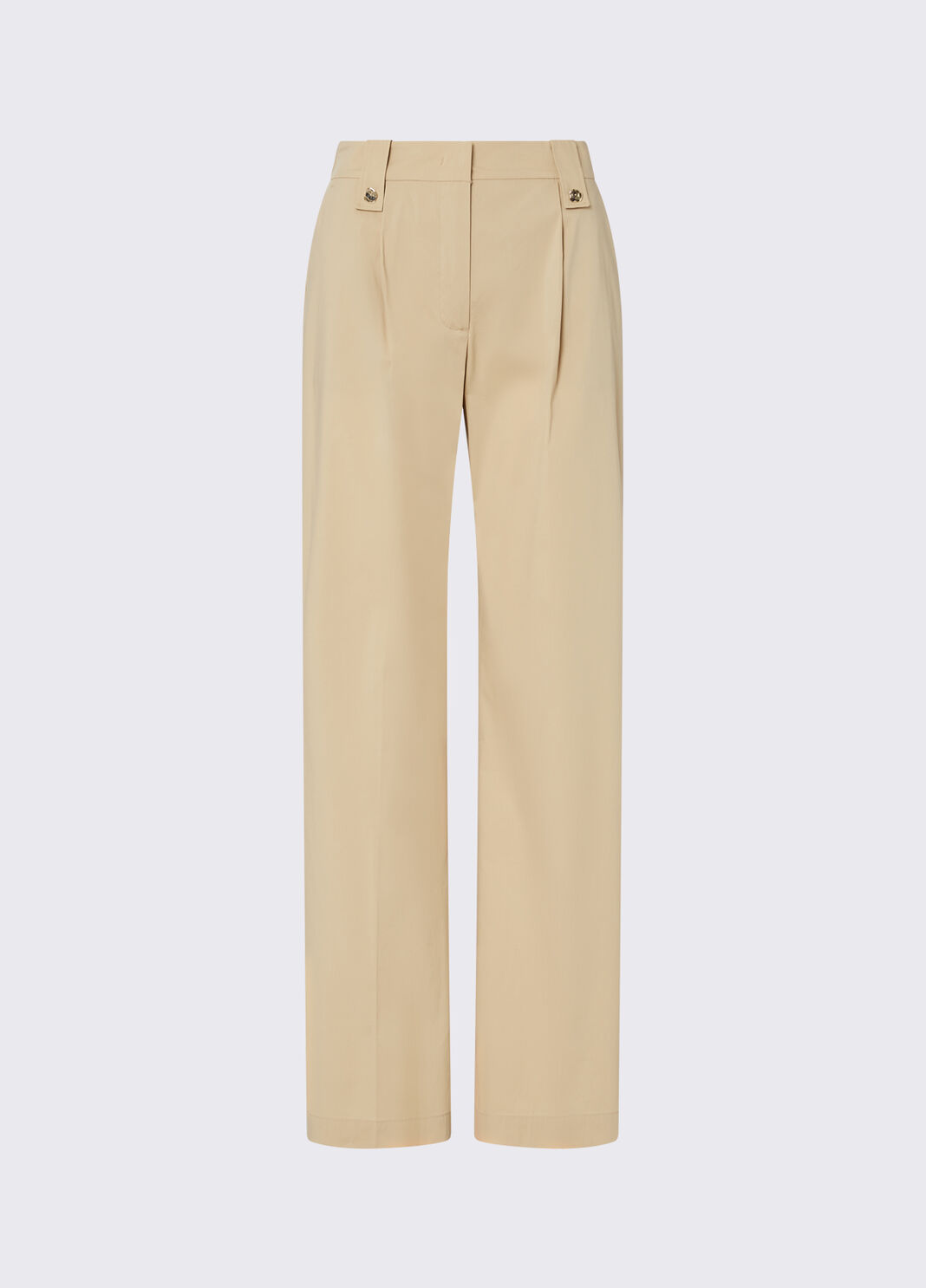 Poplin straight-leg trousers cappuccino Liu Jo - large image number 6