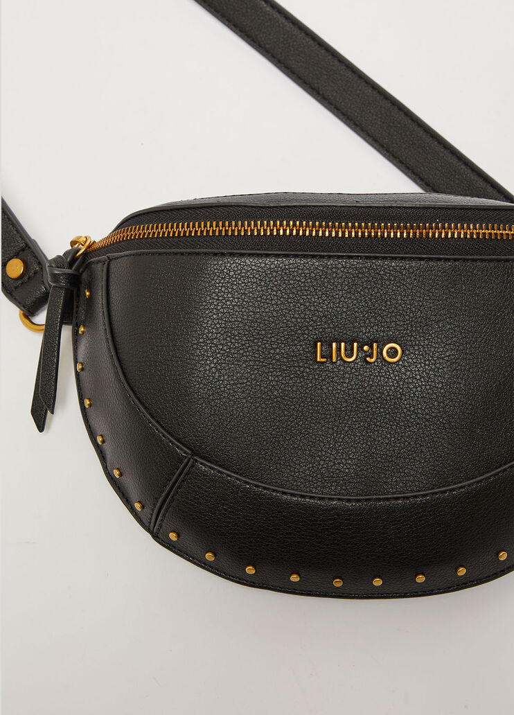 Pouch bag with micro studs black Liu Jo - large image number 3