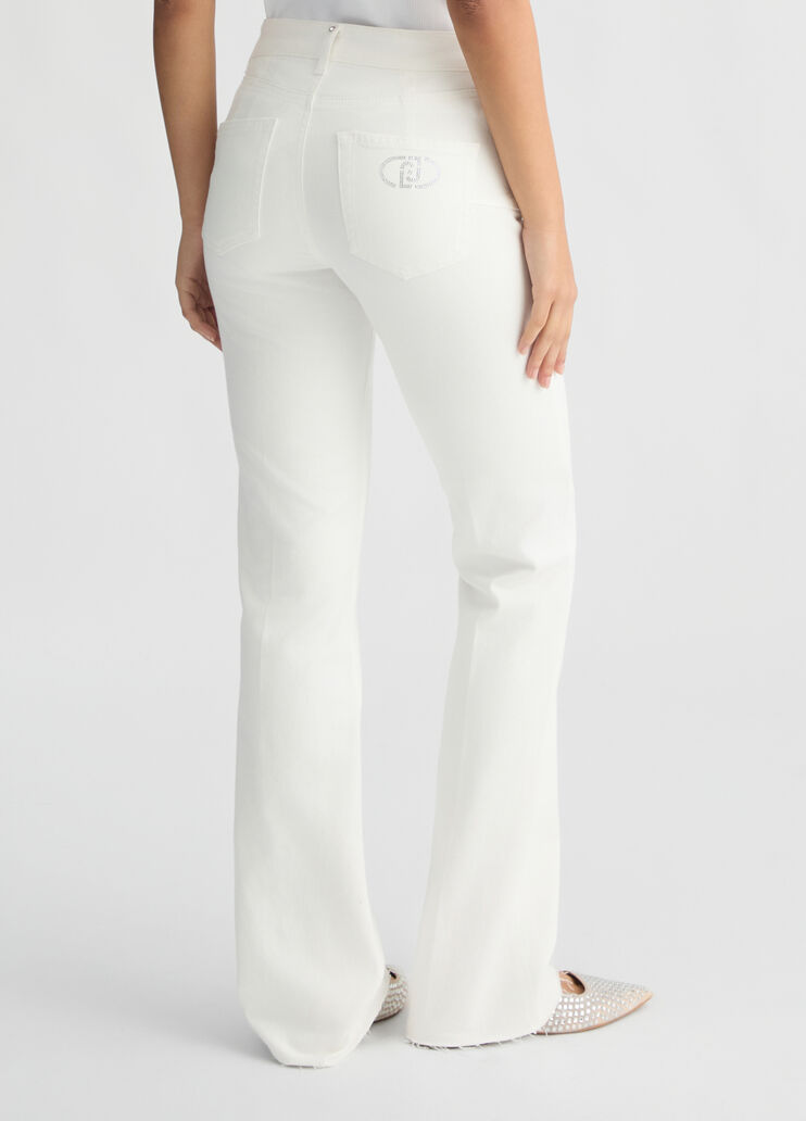 White bootcut jeans white wool Liu Jo - medium White bootcut jeans white wool Liu Jo - medium