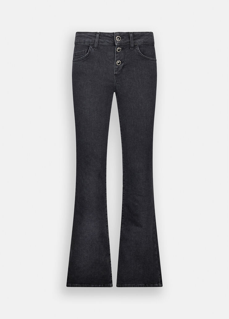 Bottom-Up-Jeans im Bootcut Denim-Grau Liu Jo - large image number 6 Bottom-Up-Jeans im Bootcut Denim-Grau Liu Jo - large image number 6