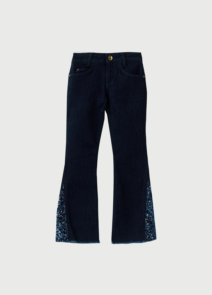 Flared jeans with sequins Normal wash Liu Jo - large image number 0