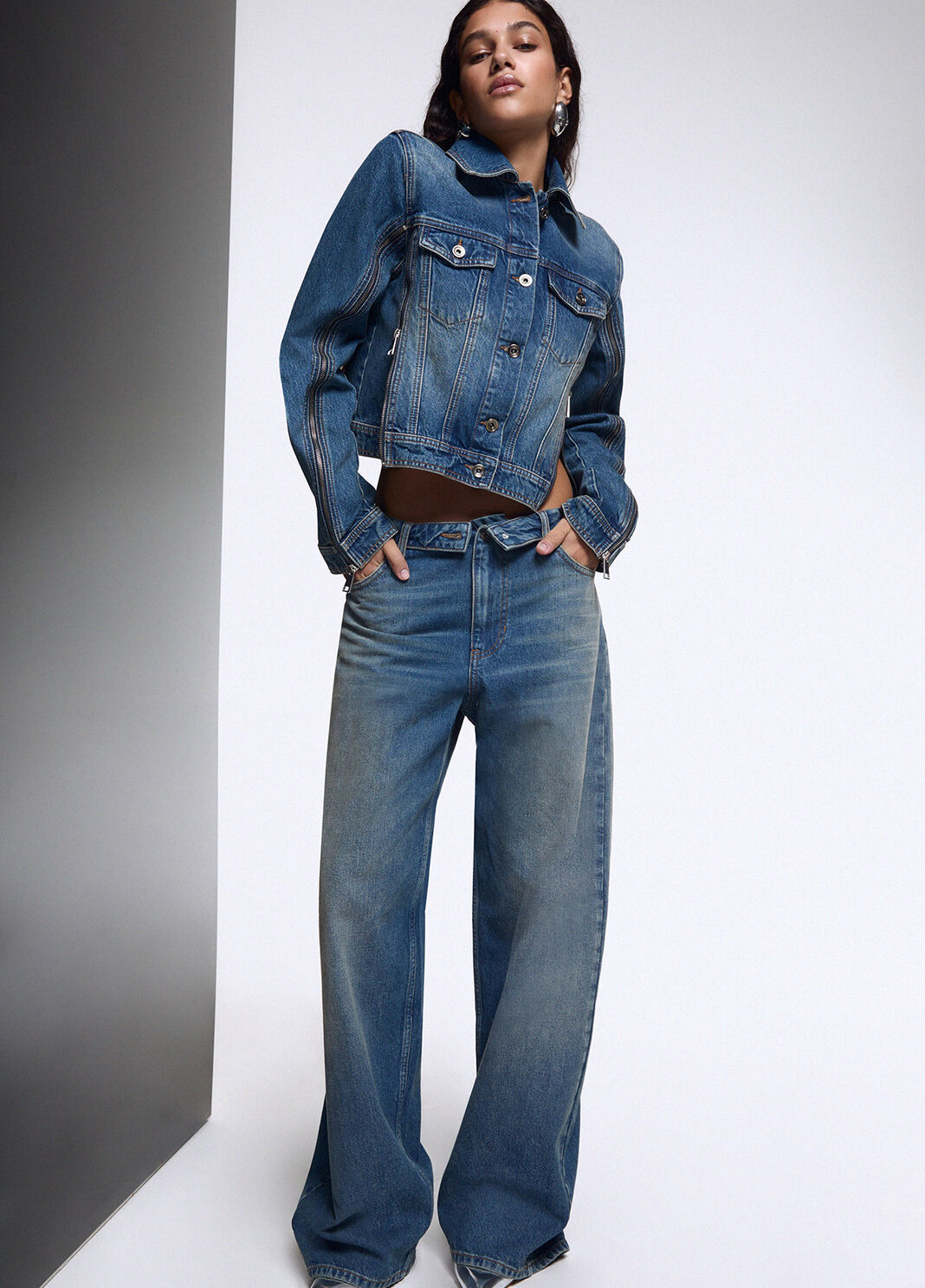 Denim Jacket with Zip blue denim Liu Jo - large image number 5