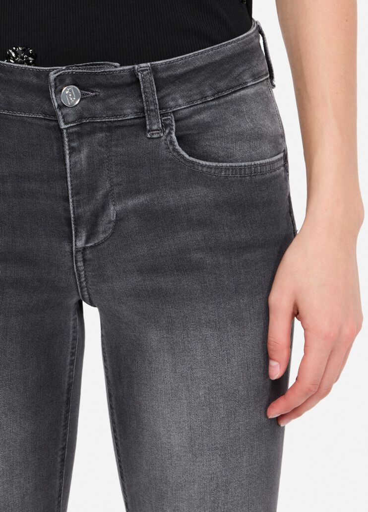 Skinny jeans with turn-ups grey denim Liu Jo - large image number 2 Skinny jeans with turn-ups grey denim Liu Jo - large image number 2
