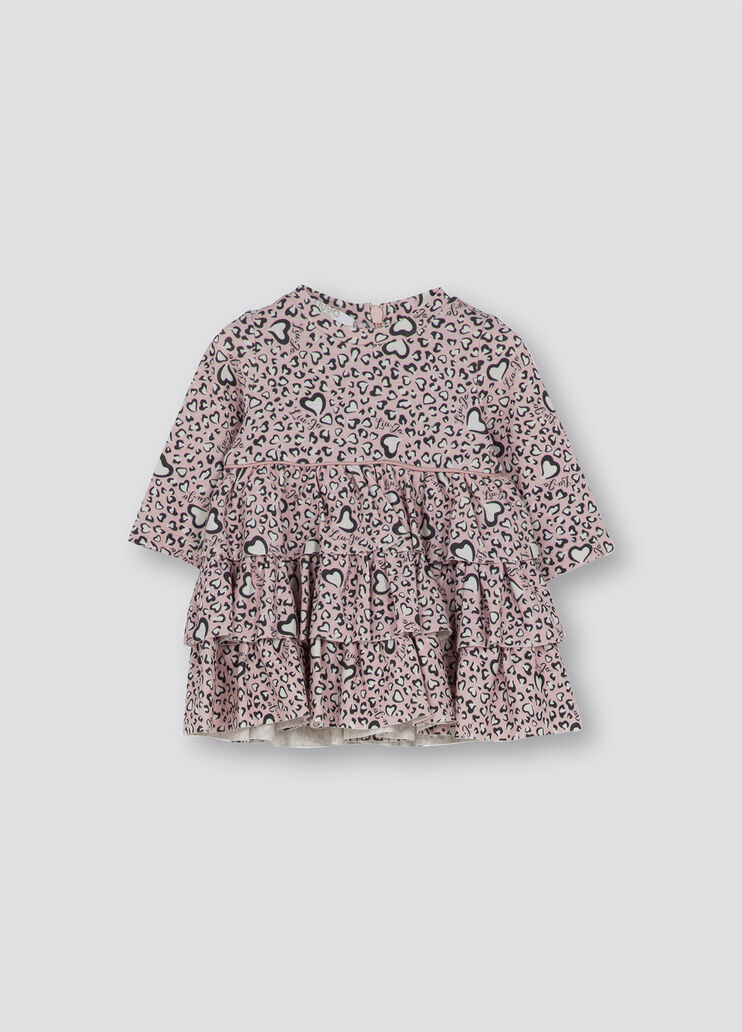 Robe avec imprimé rose Liu Jo - large image number 0 Robe avec imprimé rose Liu Jo - large image number 0