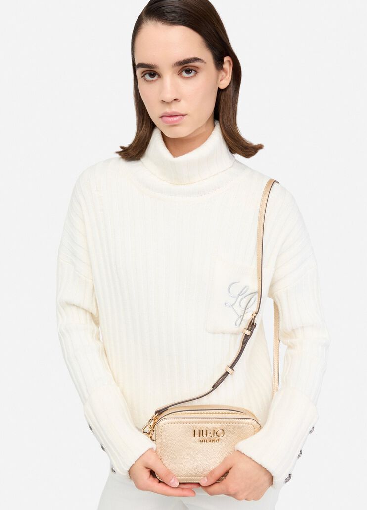 Small crossbody bag light gold Liu Jo - medium