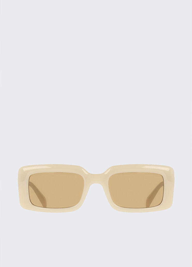 Rectangular sunglasses nude Liu Jo - large image number 1