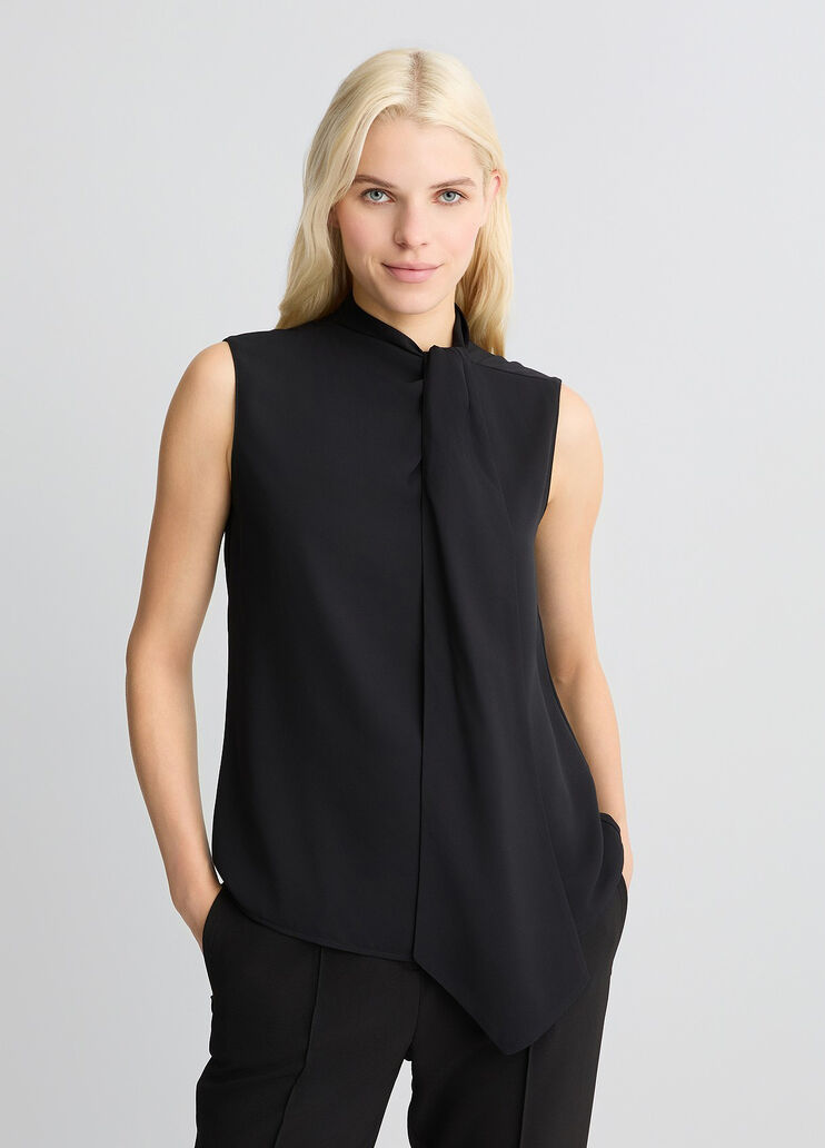 Top with scarf black Liu Jo - large image number 0 Top with scarf black Liu Jo - large image number 0