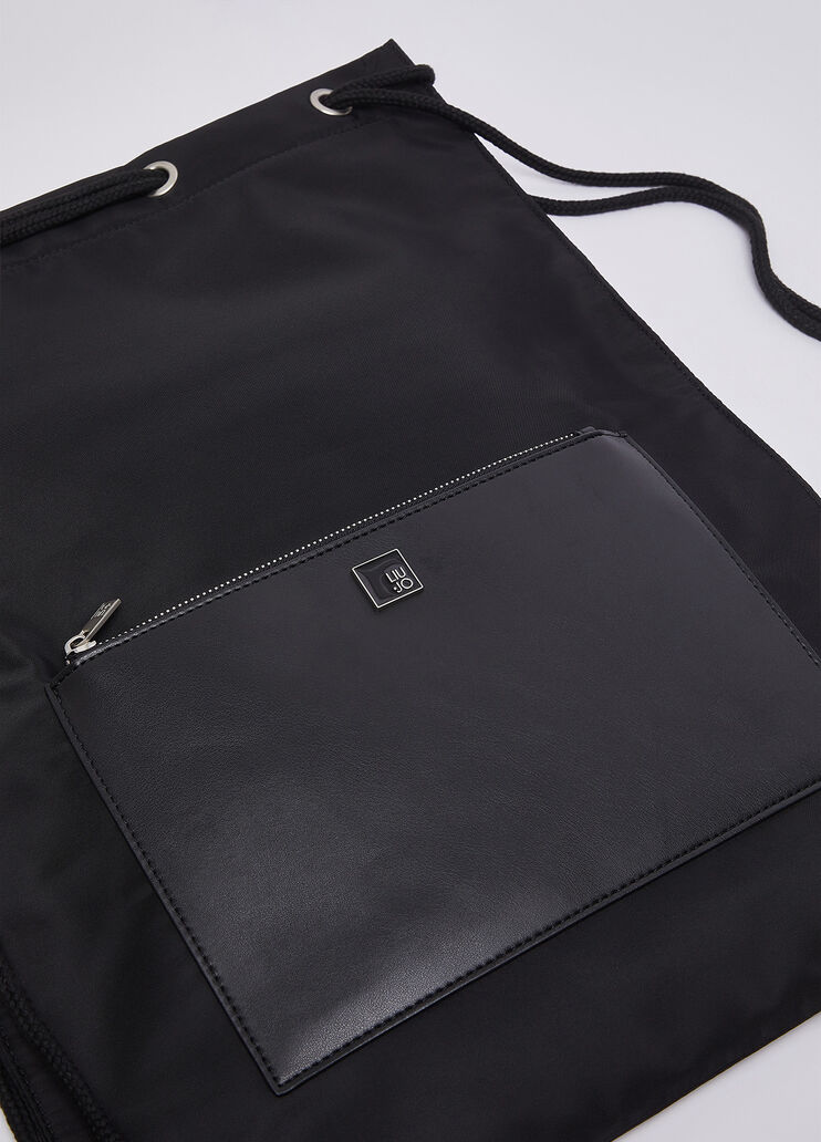 Sac &agrave; dos en nylon noir Liu Jo - medium