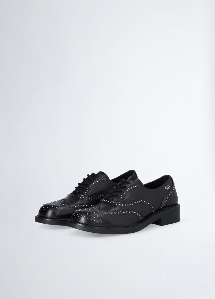 Oxford shoes with studs black Liu Jo - large image number 2 Oxford shoes with studs black Liu Jo - large image number 2