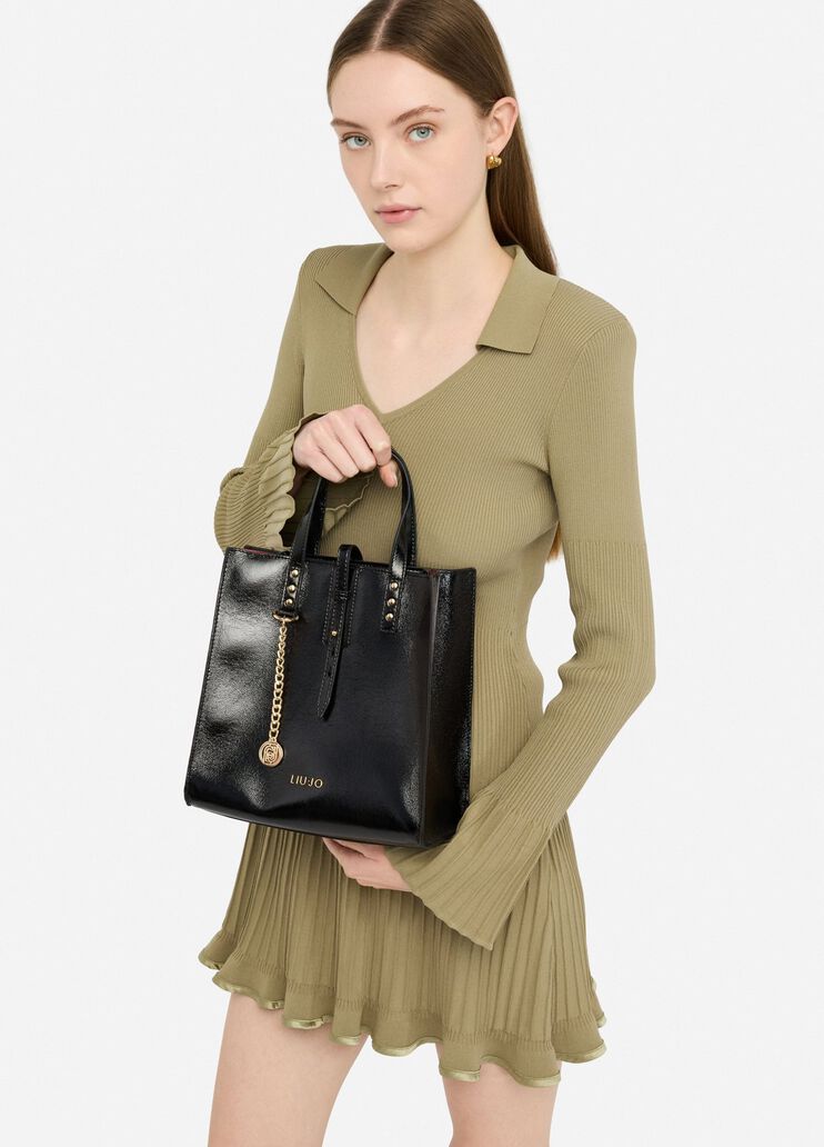 Small glossy bag black Liu Jo - medium Small glossy bag black Liu Jo - medium