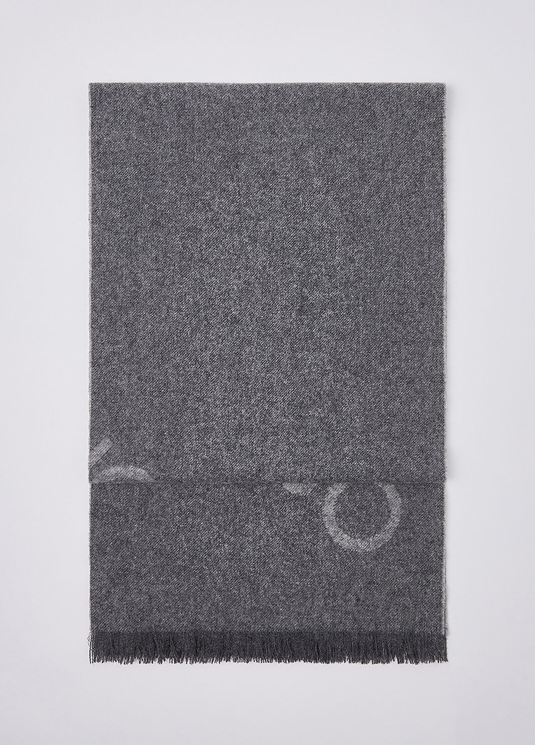 Scarf in wool and cashmere dark grey Liu Jo - large image number 2