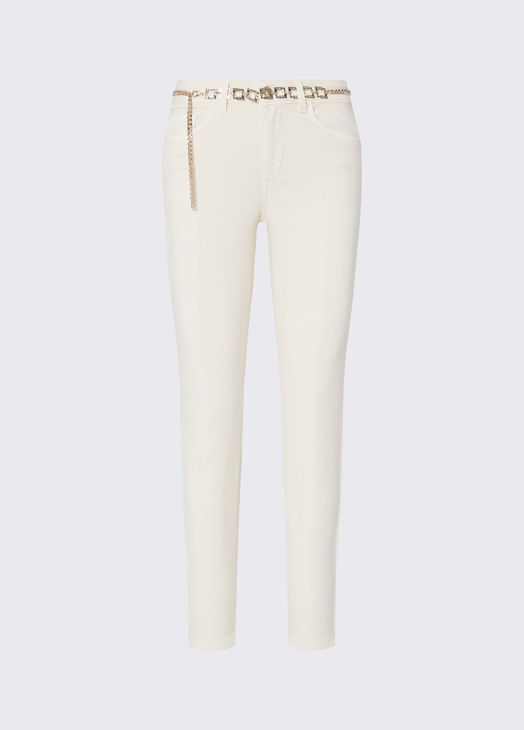 Skinny trousers with belt angora Liu Jo - large image number 6