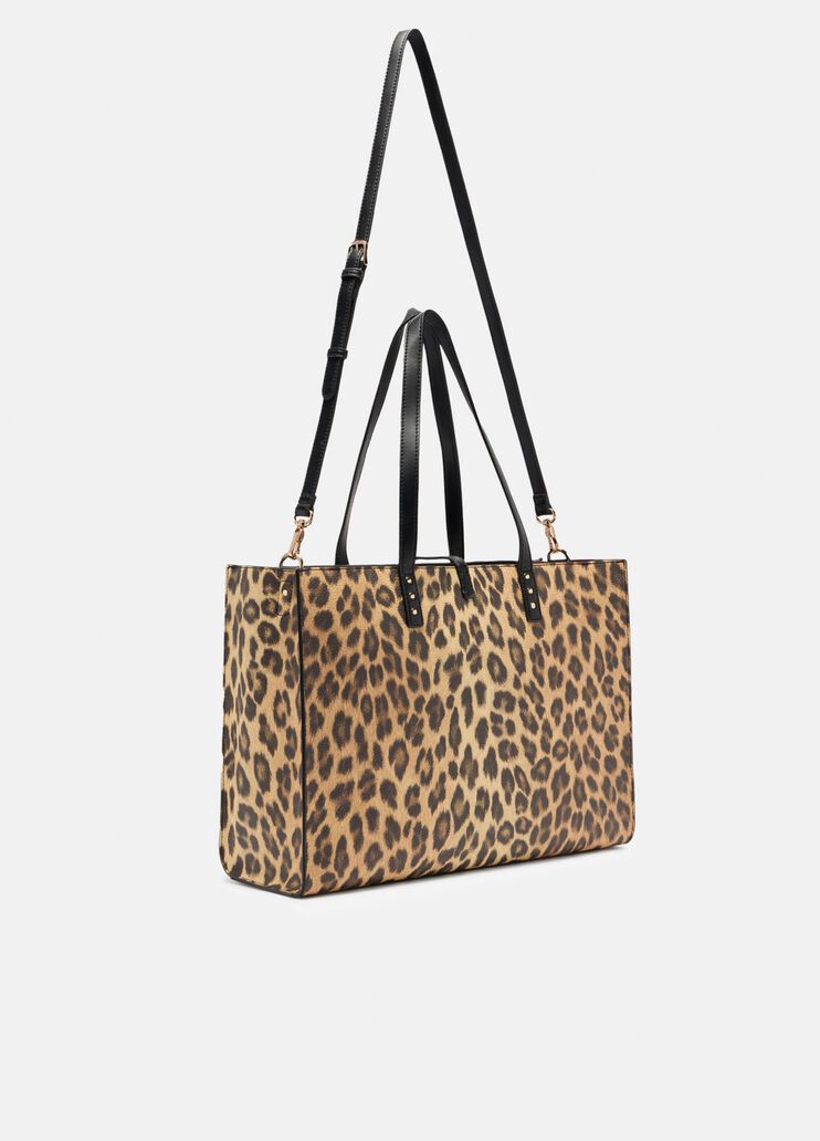 Large animal-print tote bag leopard print Liu Jo - large image number 3 Large animal-print tote bag leopard print Liu Jo - large image number 3