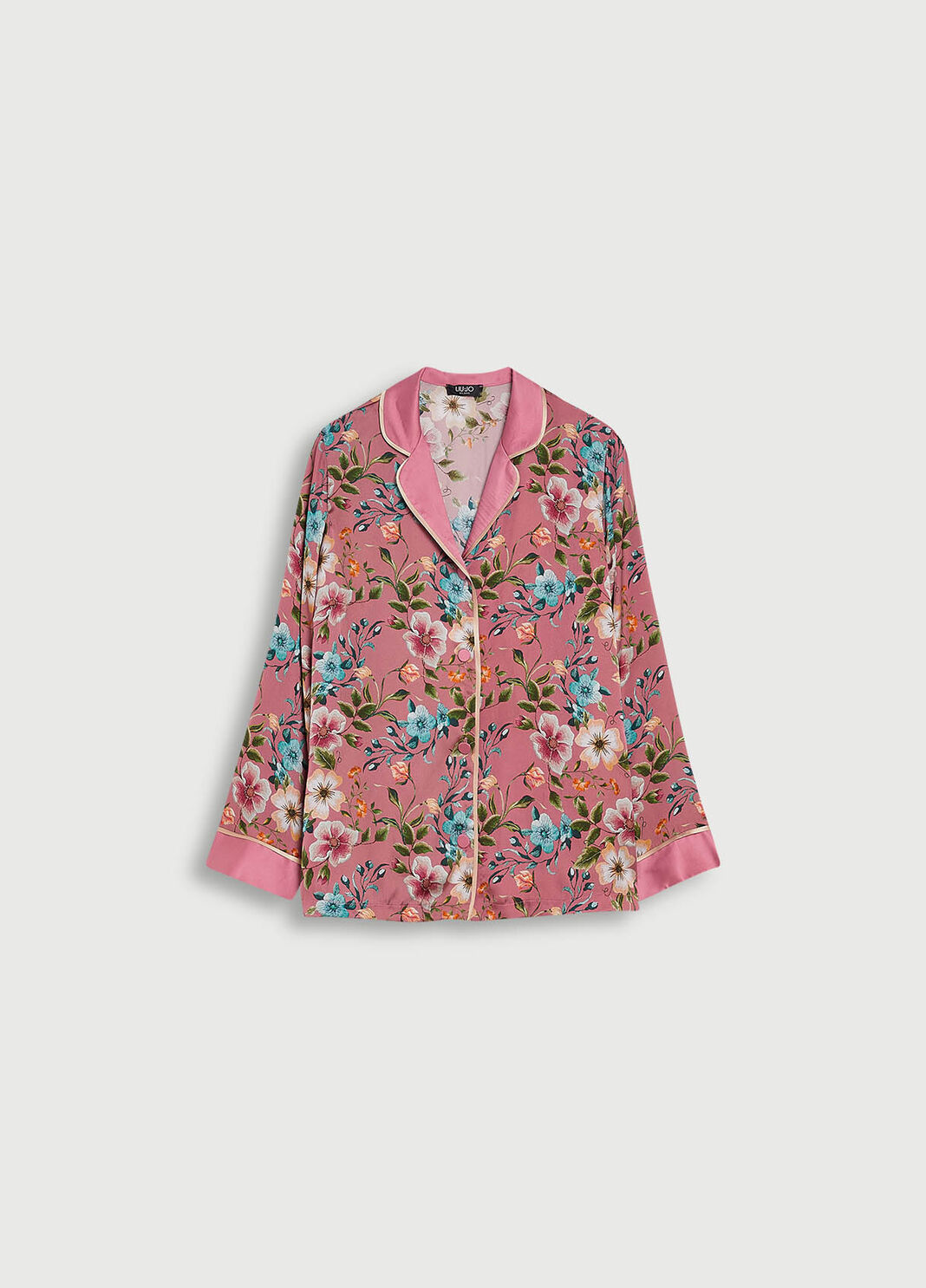 Giacca floreale  rosa a fiori Liu Jo - large image number 4