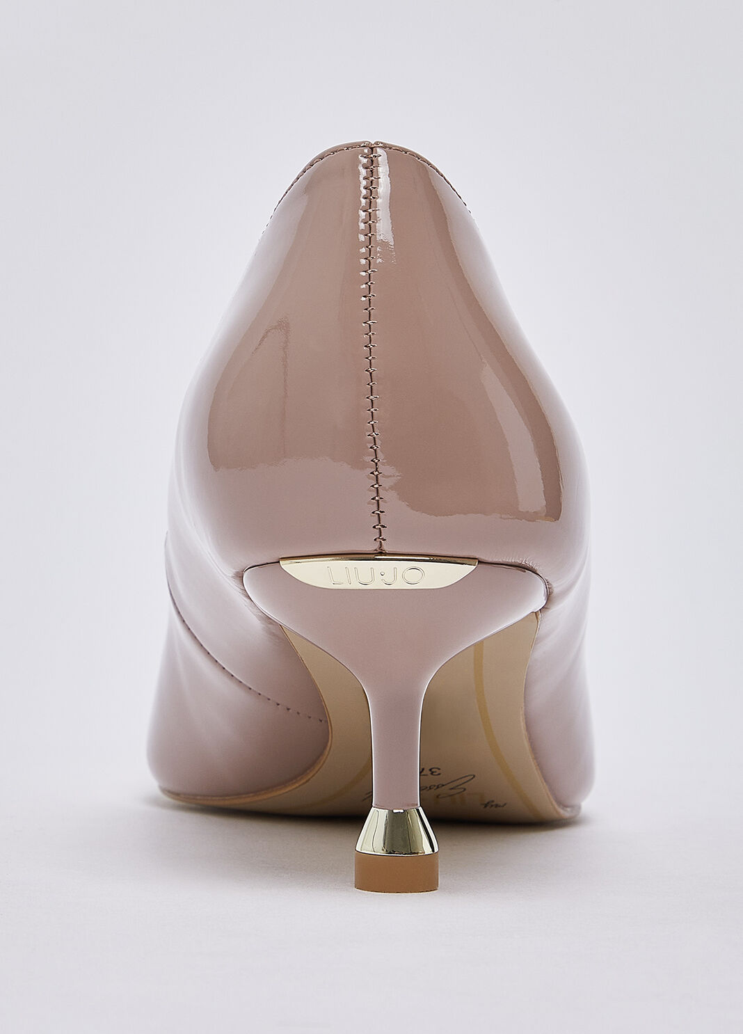 Pumps in patent leather with heel low nude Liu Jo - large image number 6