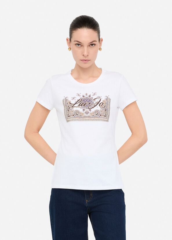 T-Shirt Liu Jo Better Weiß/Print Liu Jo - large image number 0