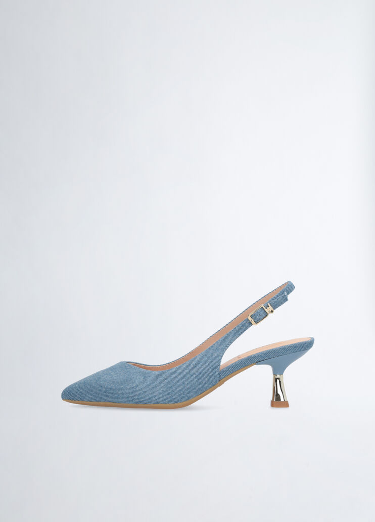 Denim slingbacks denim Liu Jo - large image number 4 Denim slingbacks denim Liu Jo - large image number 4