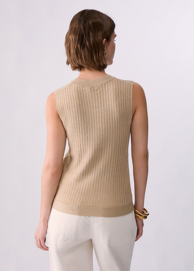 Camisa de popelina beige Liu Jo - medium