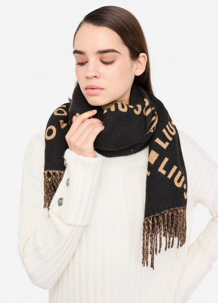 Stola jacquard nero Liu Jo - medium Stola jacquard nero Liu Jo - medium