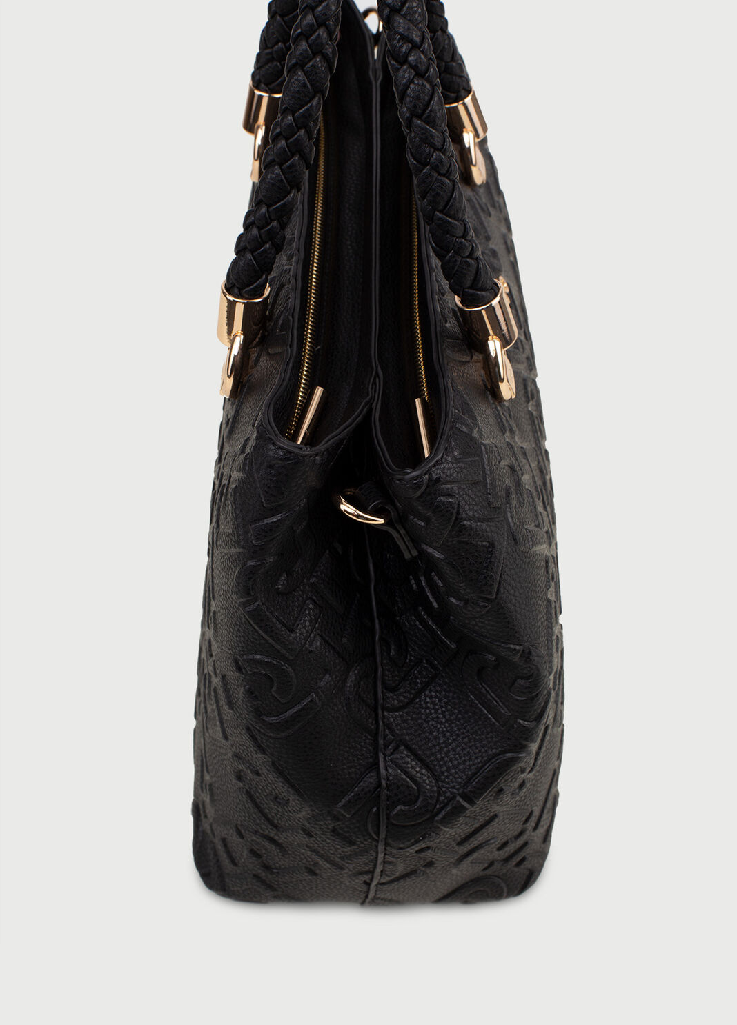 Handbag with logo Black Liu Jo - large image number 4